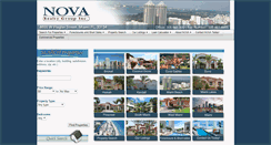 Desktop Screenshot of novarealtygroup.com